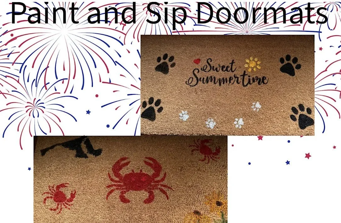 Paint & Sip Doormats