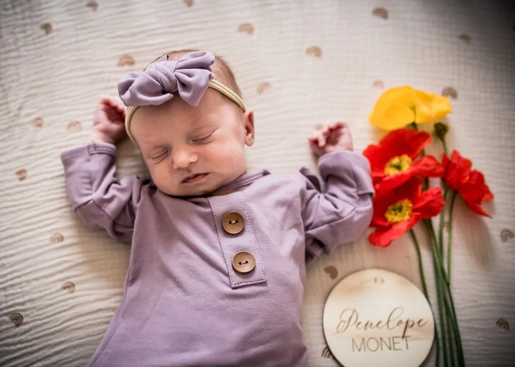 Beautiful Babies and Flowers photo session in Culver City