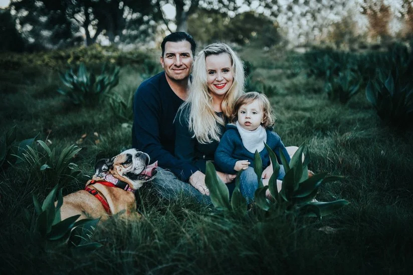Beautiful Family Portrait at the Park