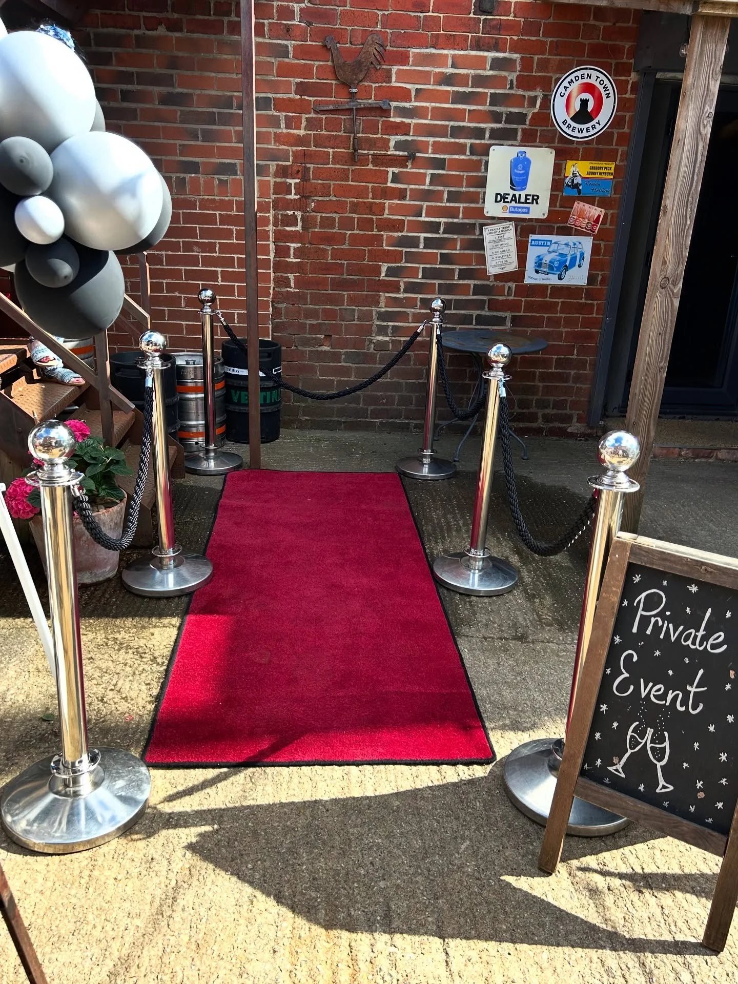 What&rsquo;s more to love than a VIP entrance at your event?? Book today!! 😍🥰#partyhire #decorhire #balloons #vip #love