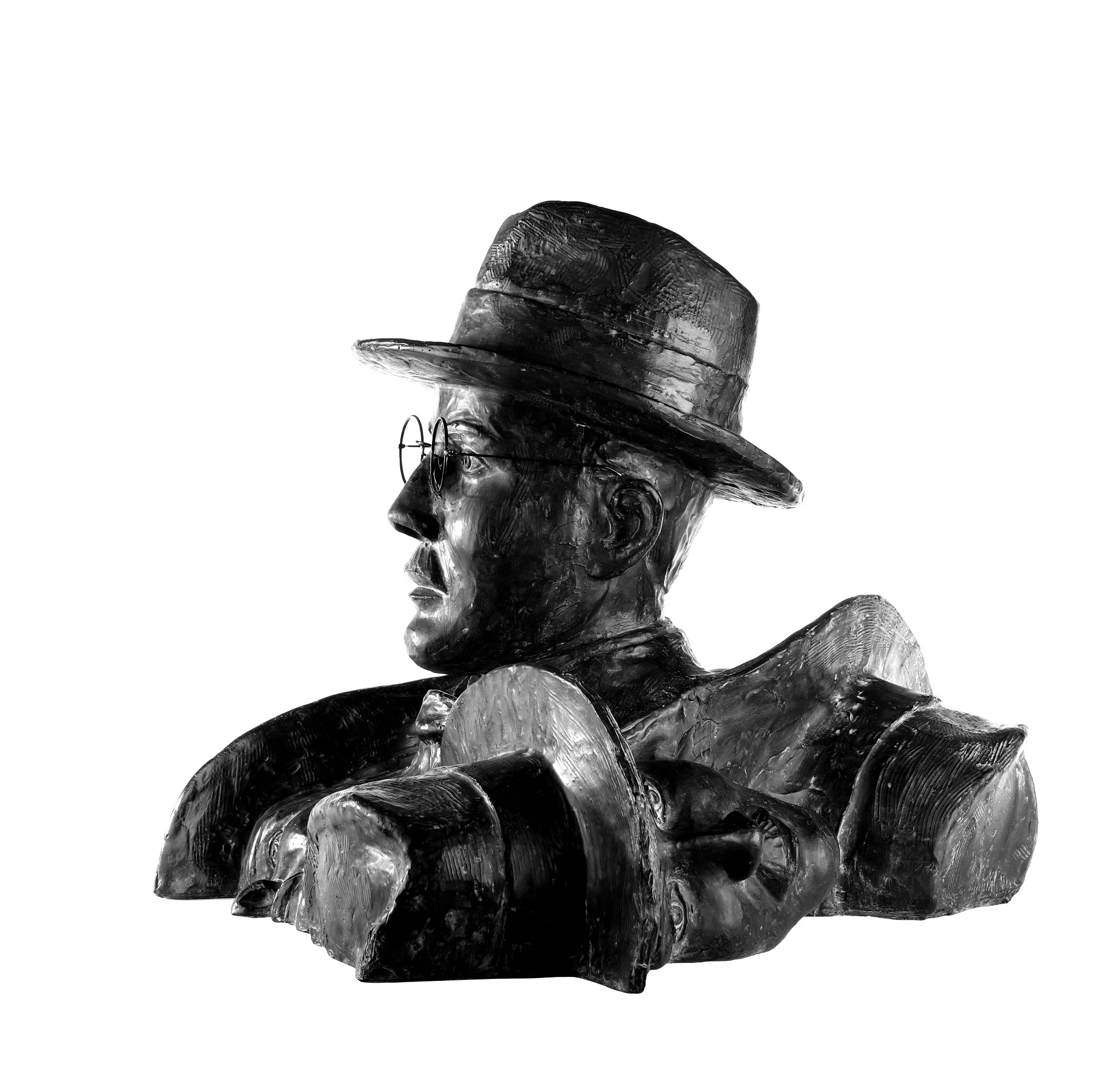 "SPIRAL" - alabaster with patina