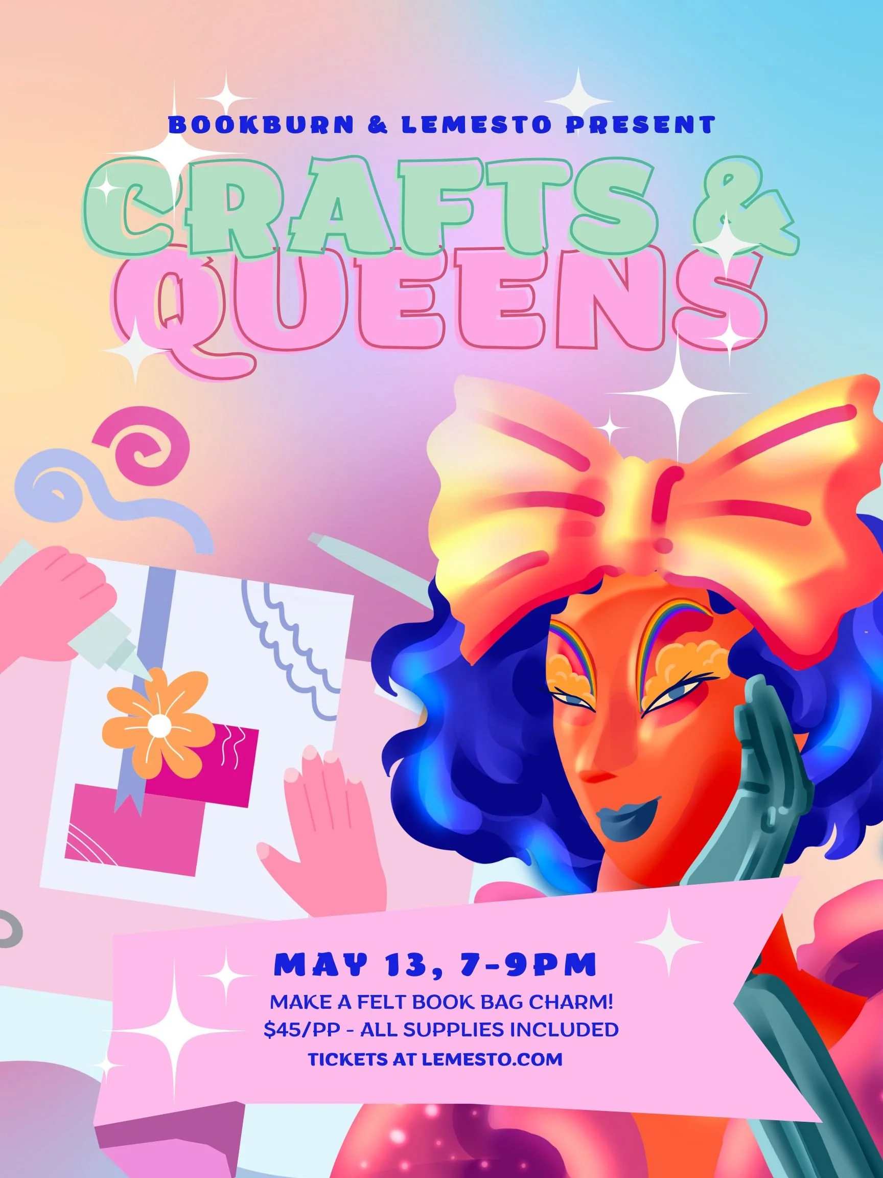 Bunt Grell Schrill Illustration Drag Show Poster A3.jpg