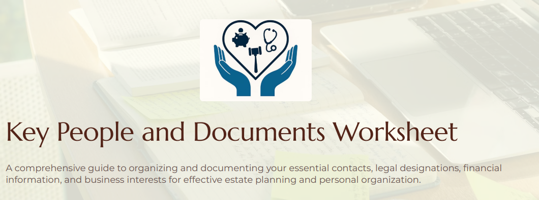 Key People and Documents Worksheet