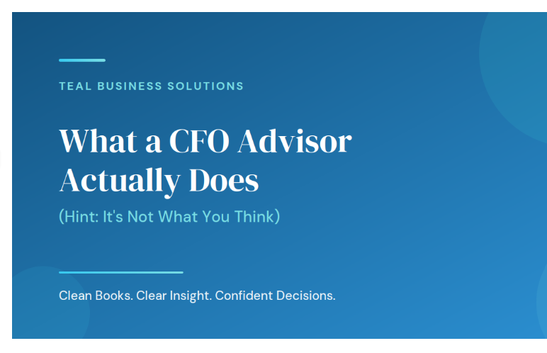What a CFO Advisor Actually Does (Hint: It's Not What You Think)