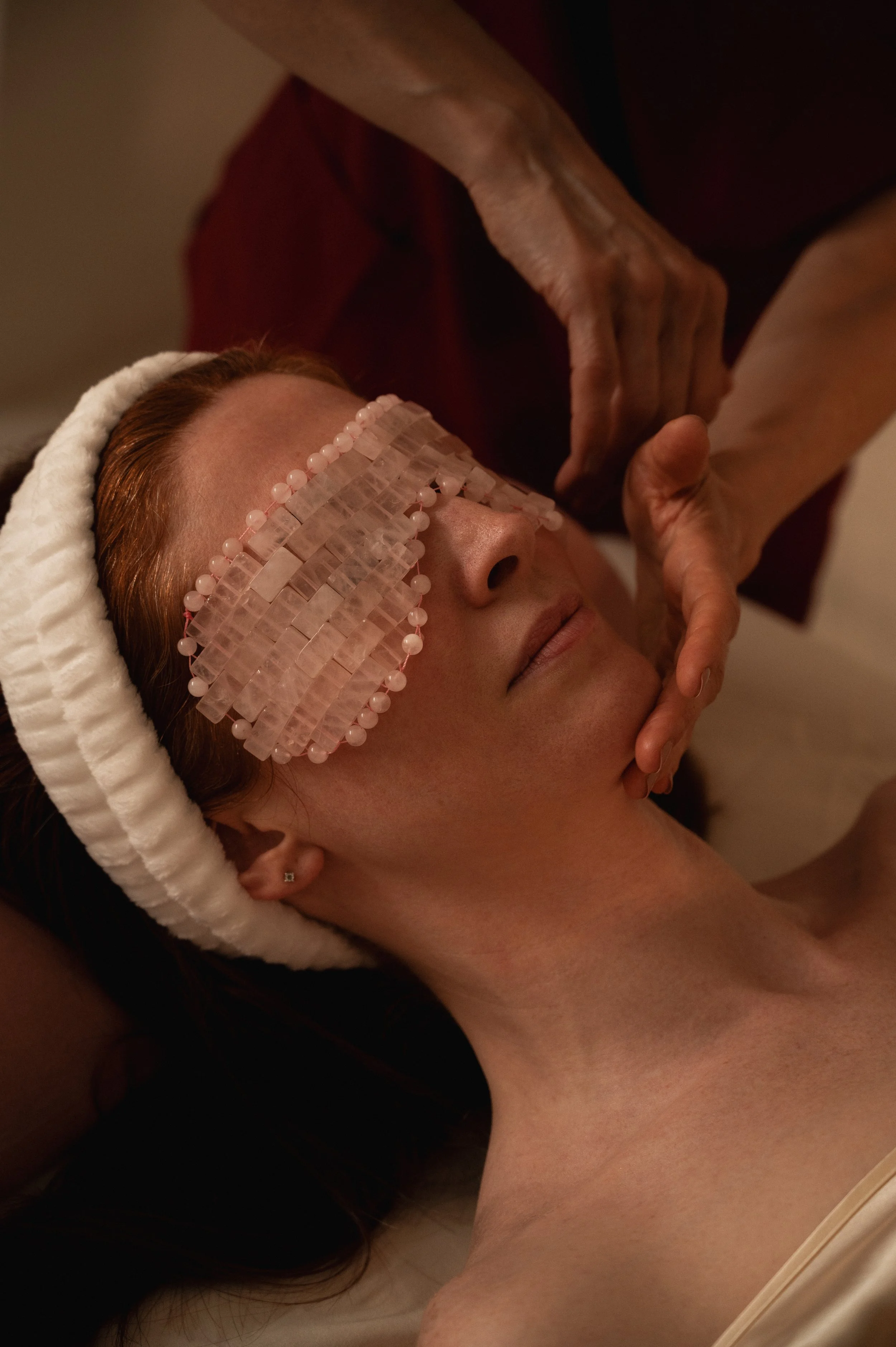 Vellora botanical facial ritual detail — best facial Toronto