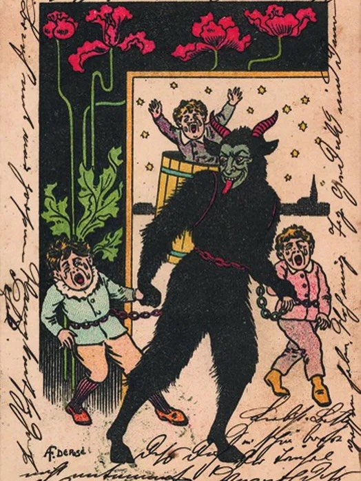 Krampuskarten, various artists, undated