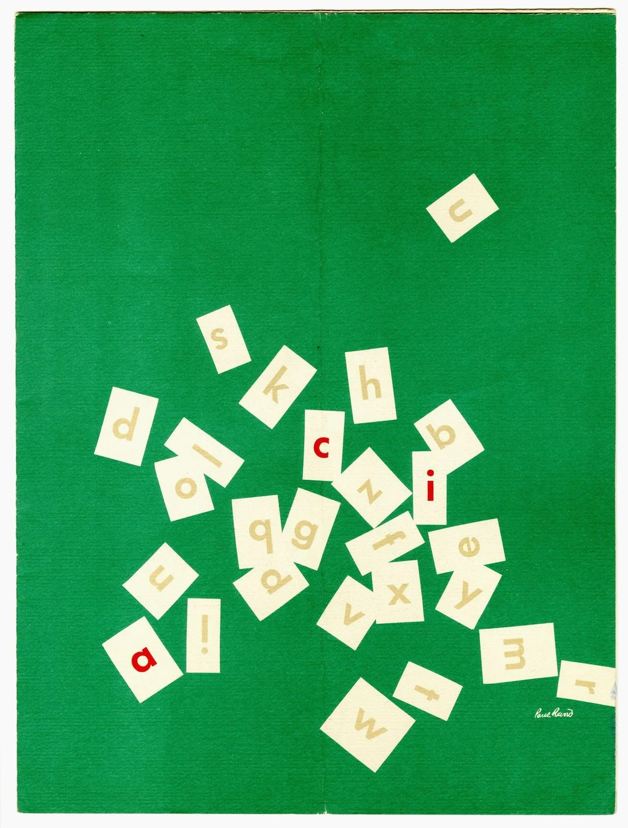 Seasons Greeting cards from The Cooper Union&rsquo;s design archive, featuring work from Paul Rand, Milton Glaser, Louis Silverstein, Walter Marti, Ladislav Sutnar, Richard Erdoes and Lester Beall, 1950&rsquo;s - 1970&rsquo;s