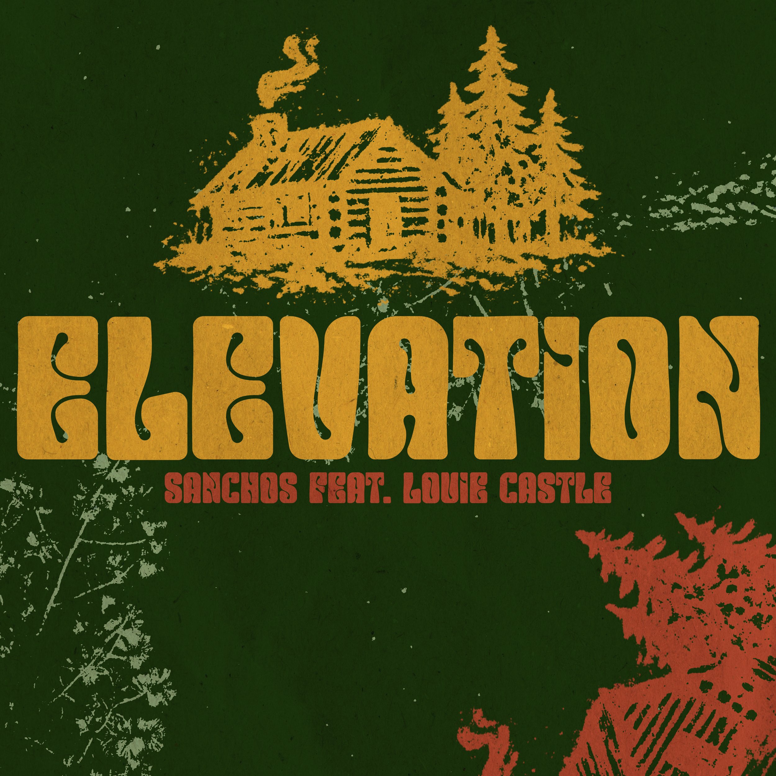 Elevation reggae album cover art by Sanchos Reggae Band