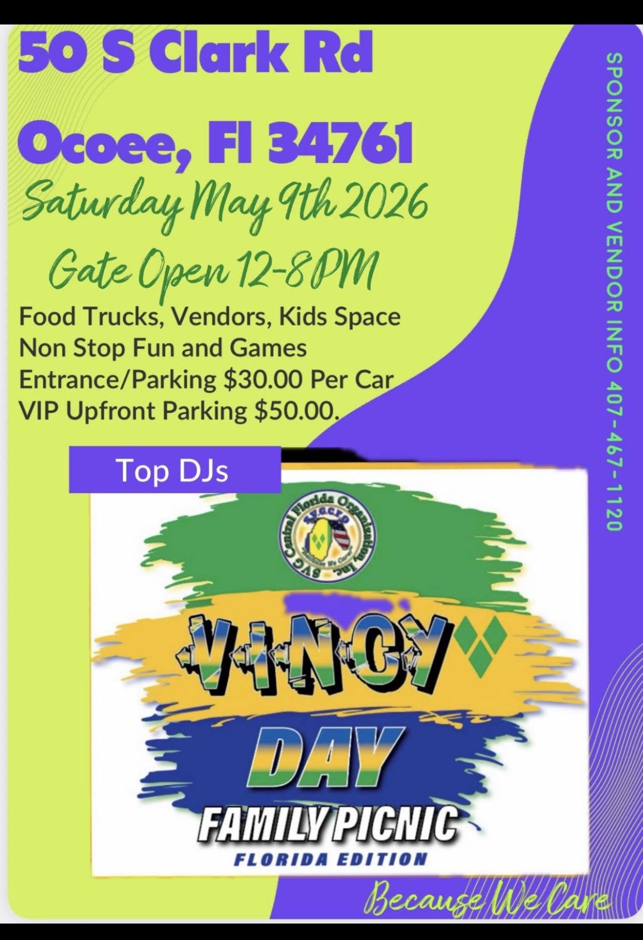 Vincy Day Picnic - May 9, 2026