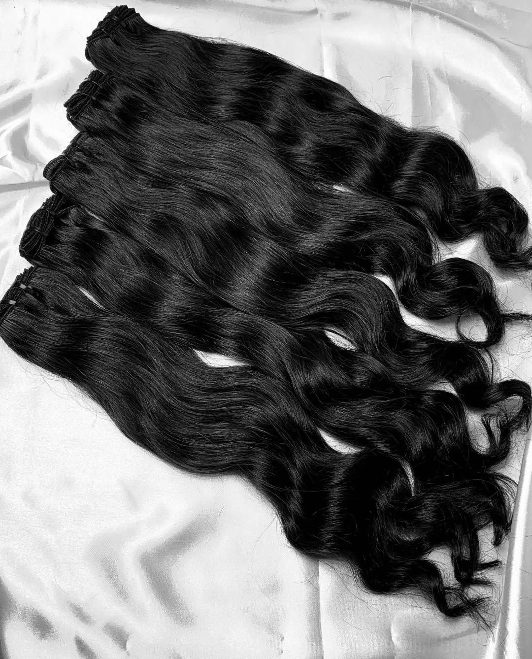 Natural Wavy - indonésiennes Double Drawn