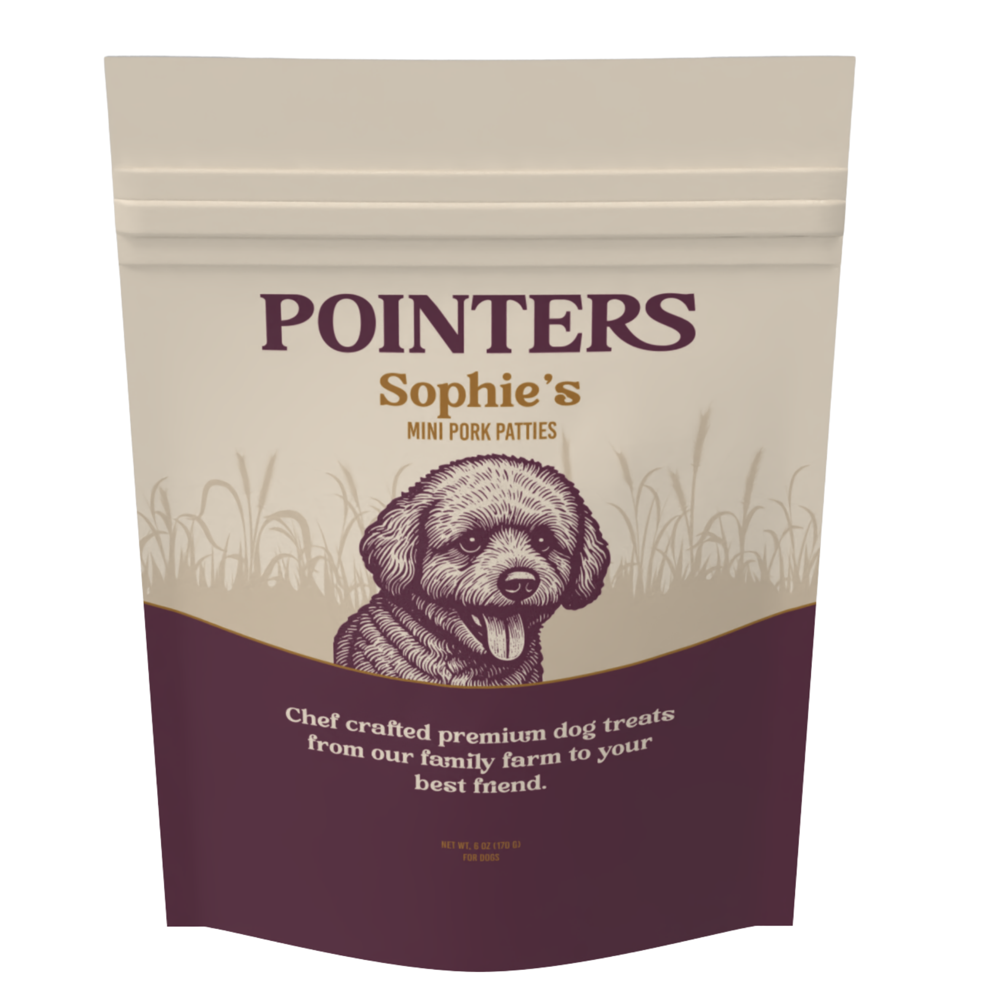 Sophie's Mini Pork Patties - Pastured Pork Treats for Dogs