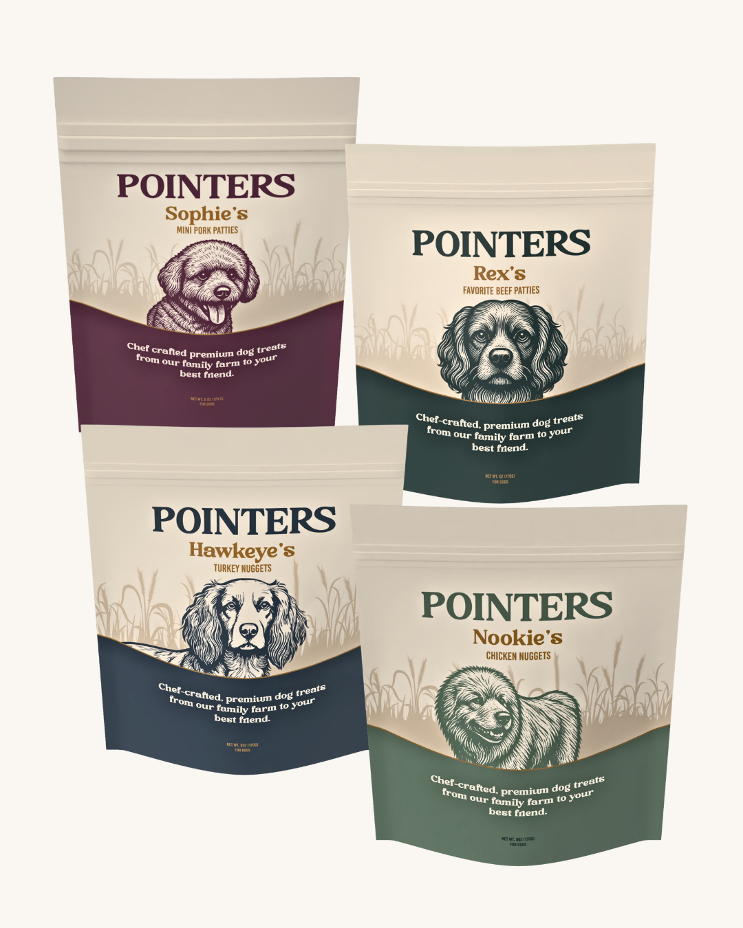 The Ultimate Pointers Pack (4-bag sampler)