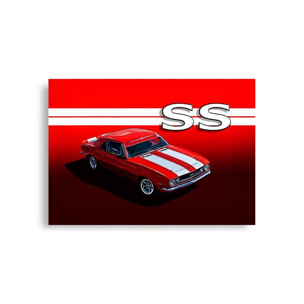 Red Camaro SS Poster — Transchroma Photography