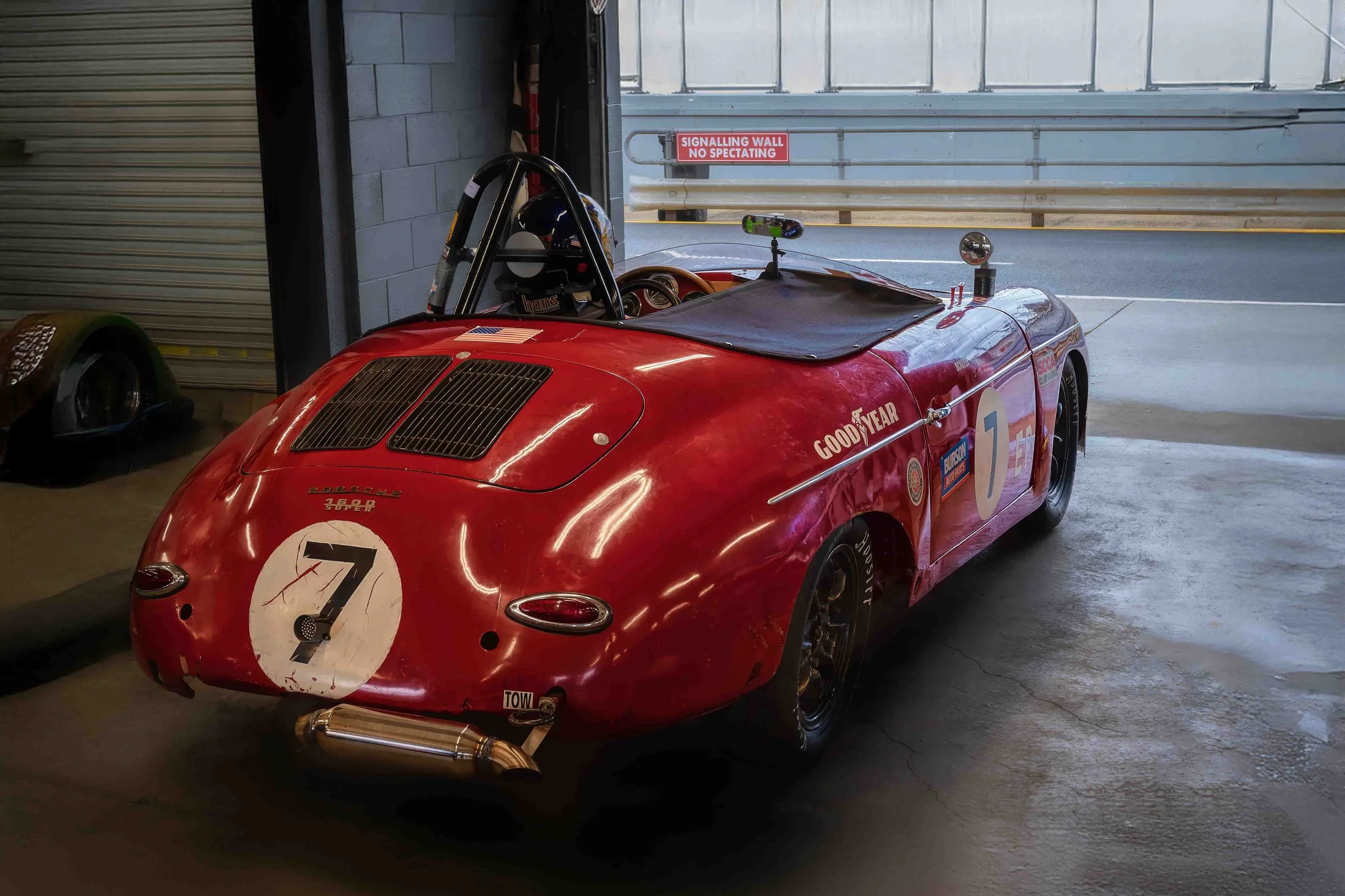 Red Porsche 356 Roadster