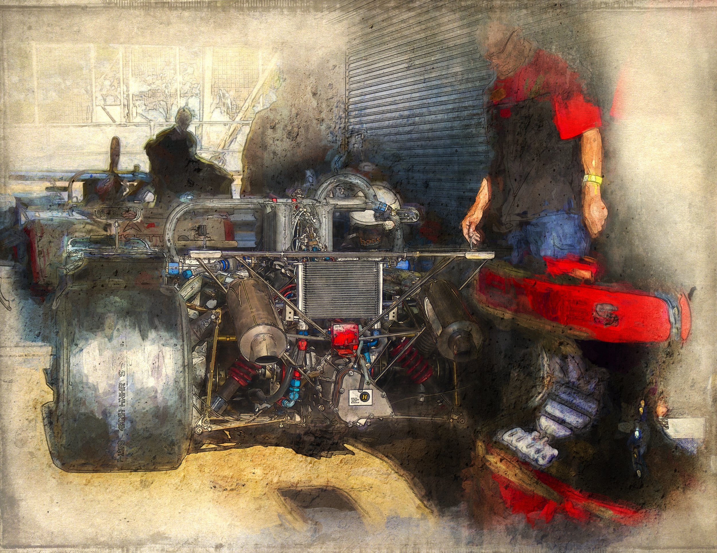 Rear view of Elfin ME5