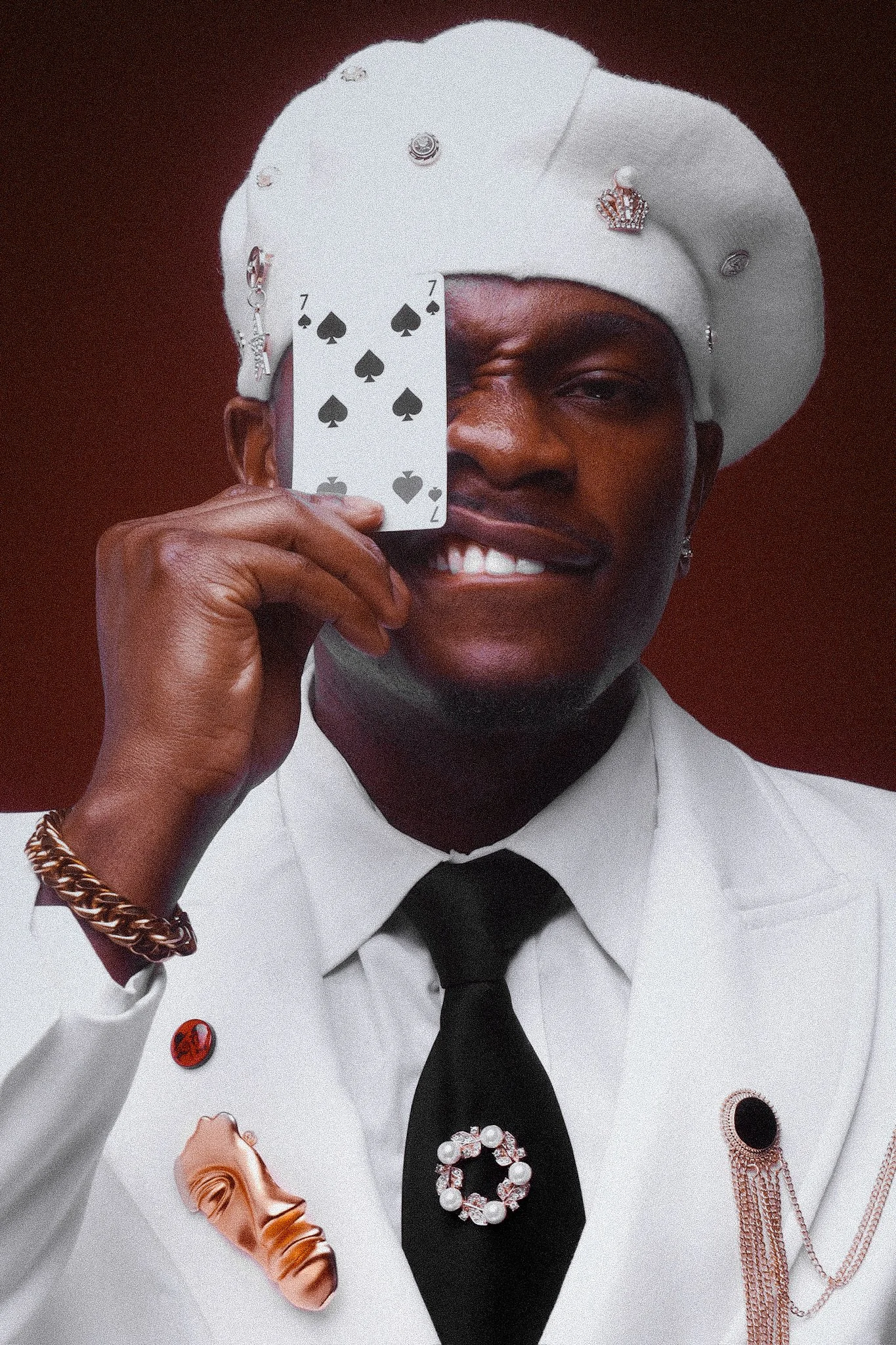 Laurie’s customers, Larissa and Emmett, just married walking off the aisle together.