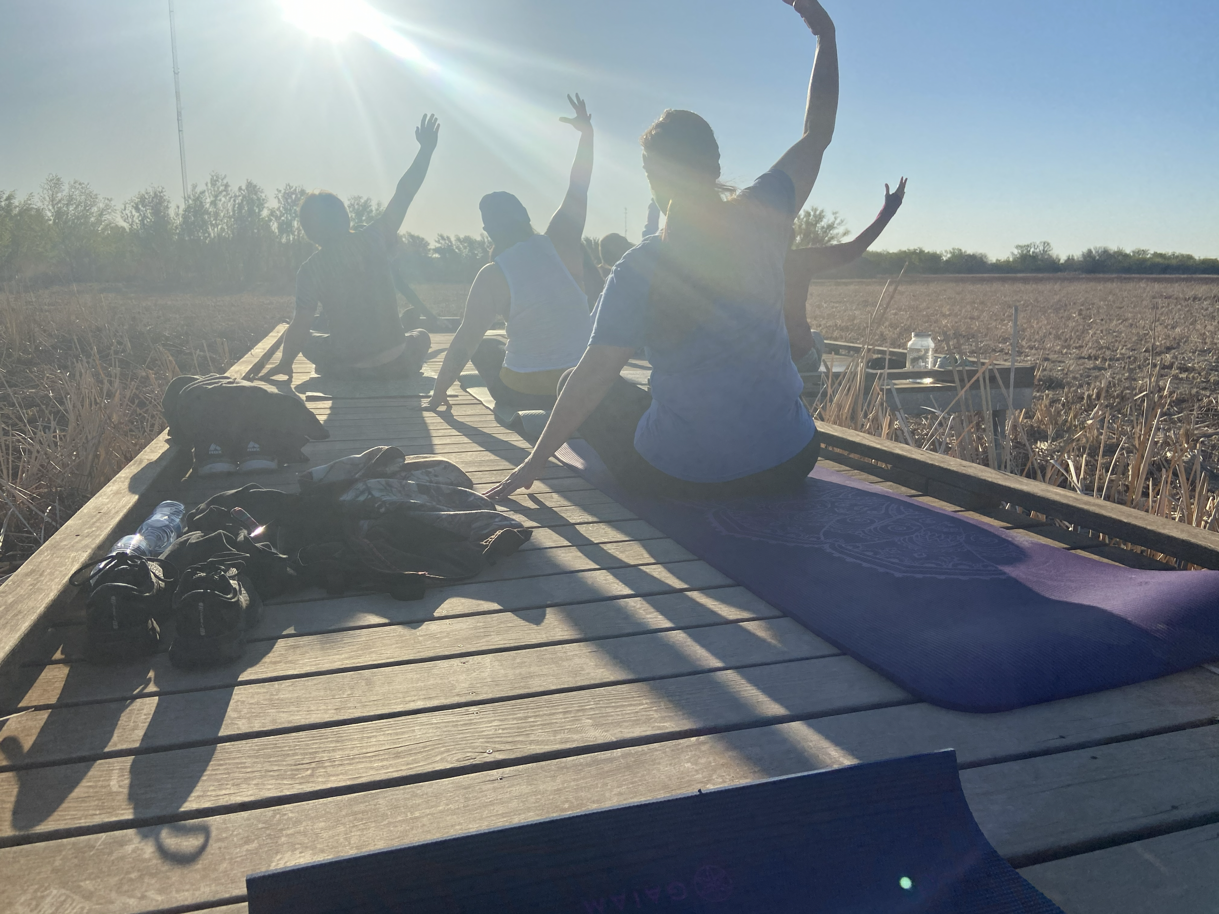 Yoga on the Playa