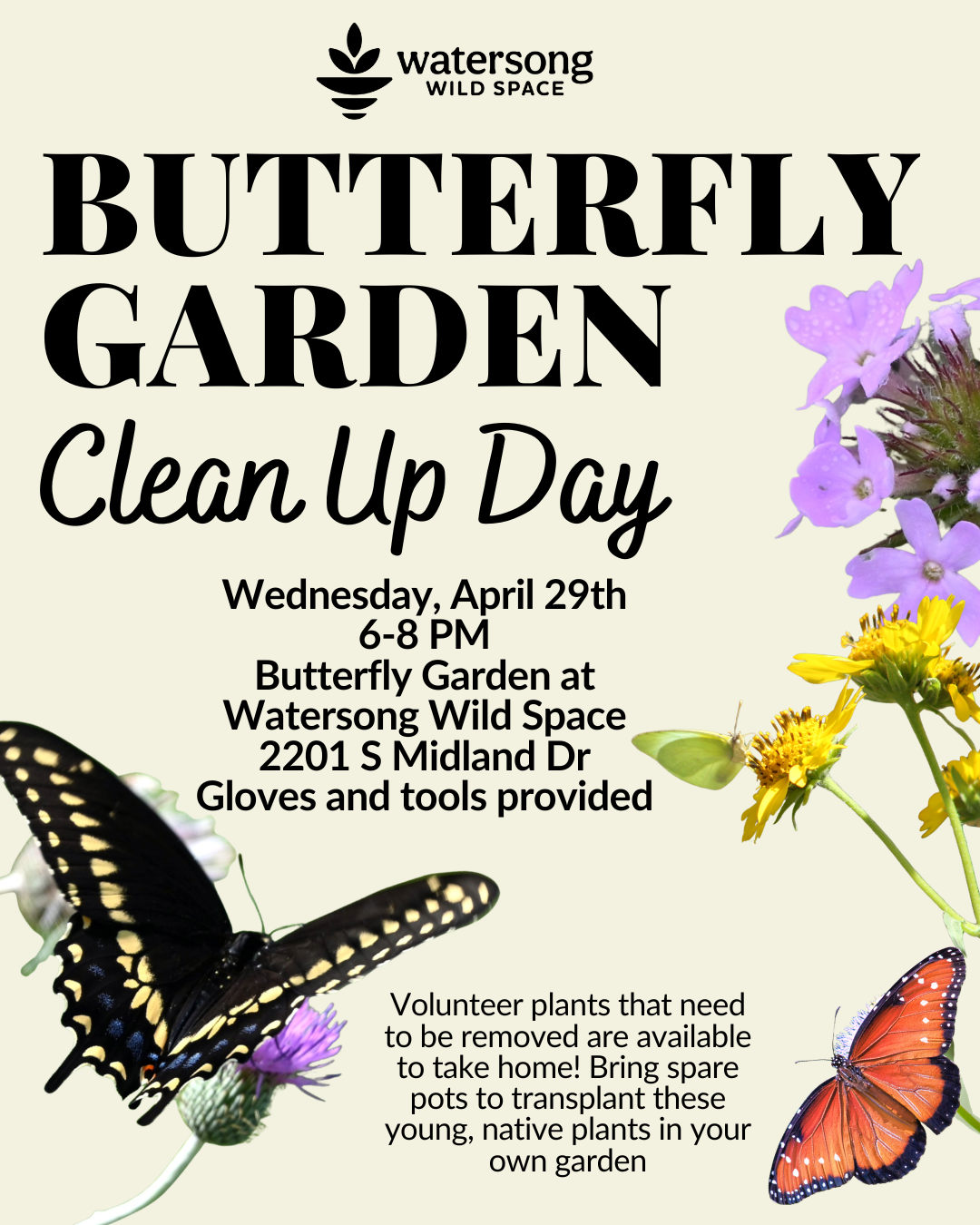 Butterfly Garden Clean Up Day