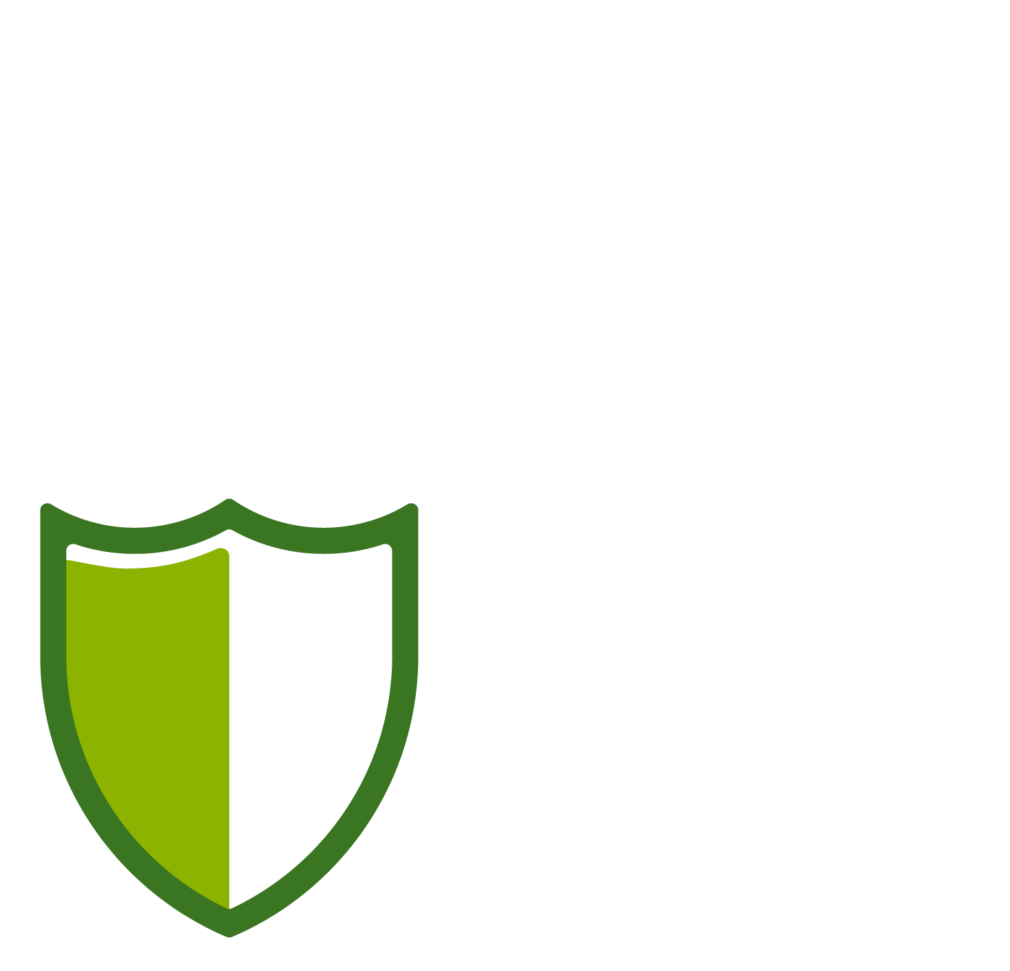 A shield with a green and yellow color scheme, representing protection, accompanied by the text 'Certified Ethical Hacker' in bold black letters.