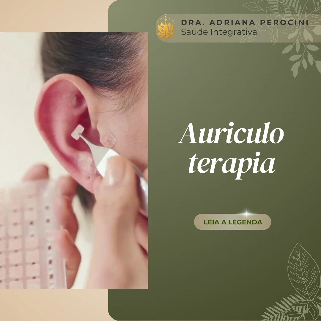 A orelha &eacute; um microssistema onde tem todas as partes do corpo representadas.
&Eacute; um recurso valioso para tratamento de in&uacute;meras patologias.
Al&eacute;m das agulhas s&atilde;o utilizadas; esferas de metal ou cristal, sementes de mos