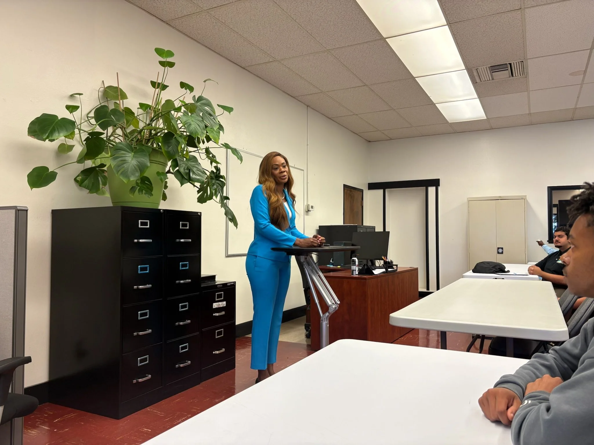 Supervisor Scales Preston giving a speech to the Future Forward kids. It was an inspiring speech to motivate the youth to be successful in everything they do and to climb high.  07/27/26