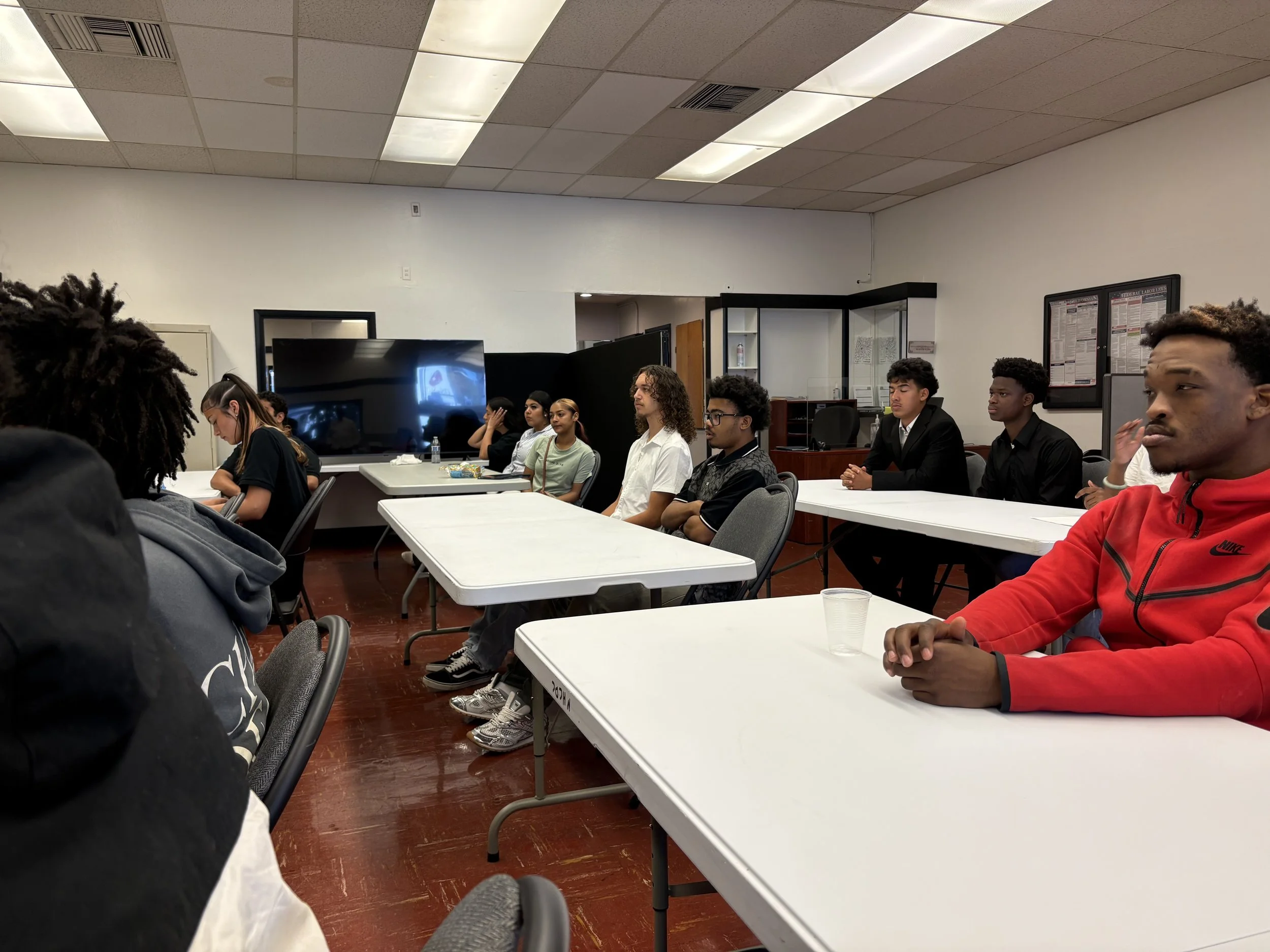 Future Forward kids listening to their coworkers give speechs. 07/27/26