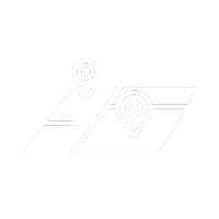 Icon of a map with two location pins connected by a route.