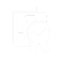 Icon of two documents with a checkmark badge, representing verification or approval.