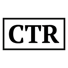 Black text 'CTR' in a rectangular border.