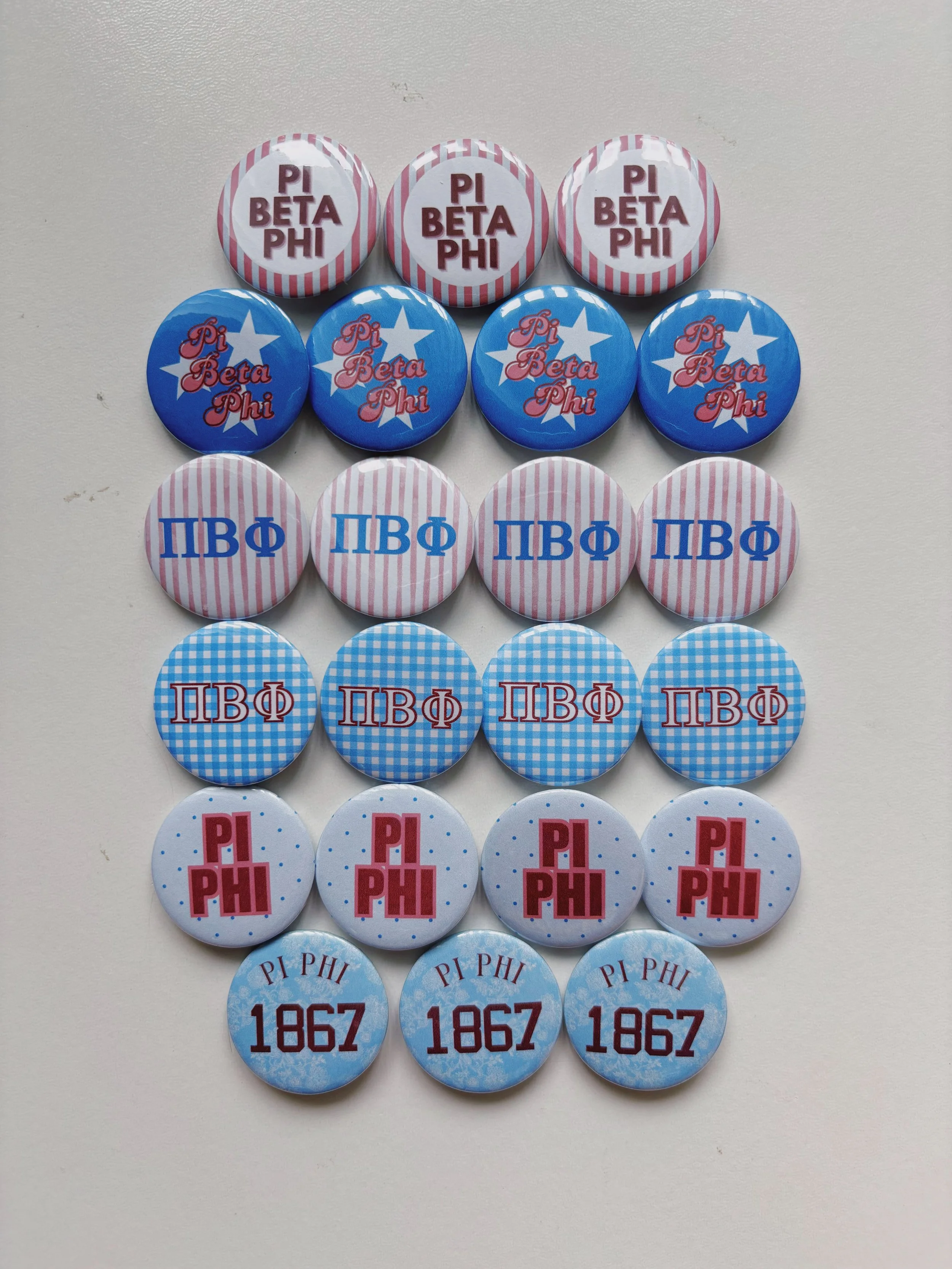PI BETA PHI Gameday Buttons