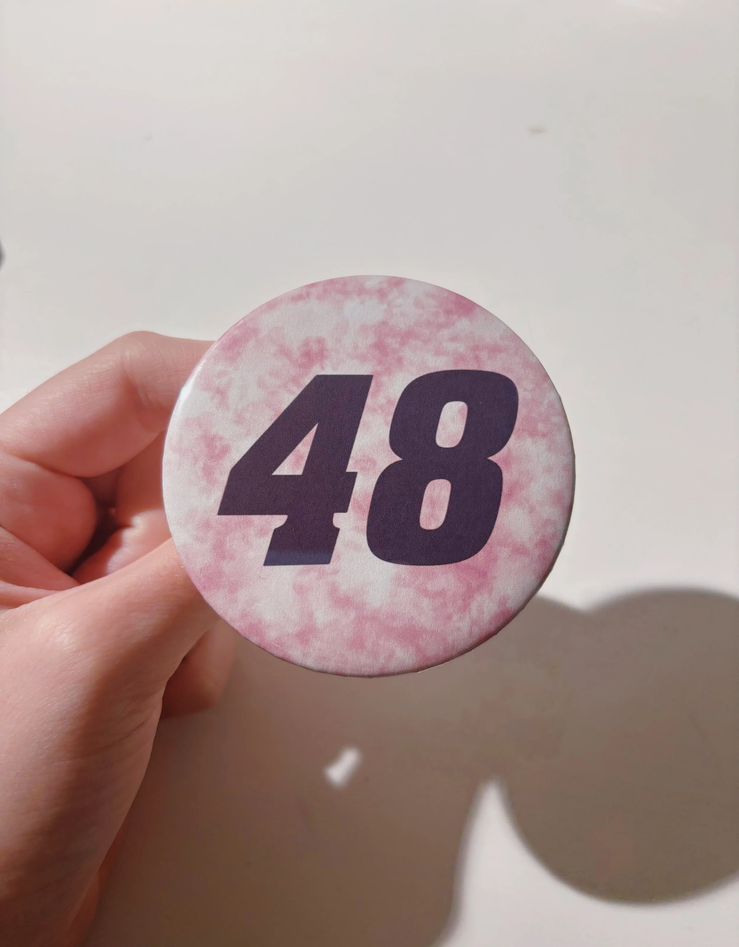 ALEX BOWMAN 48 Race Button