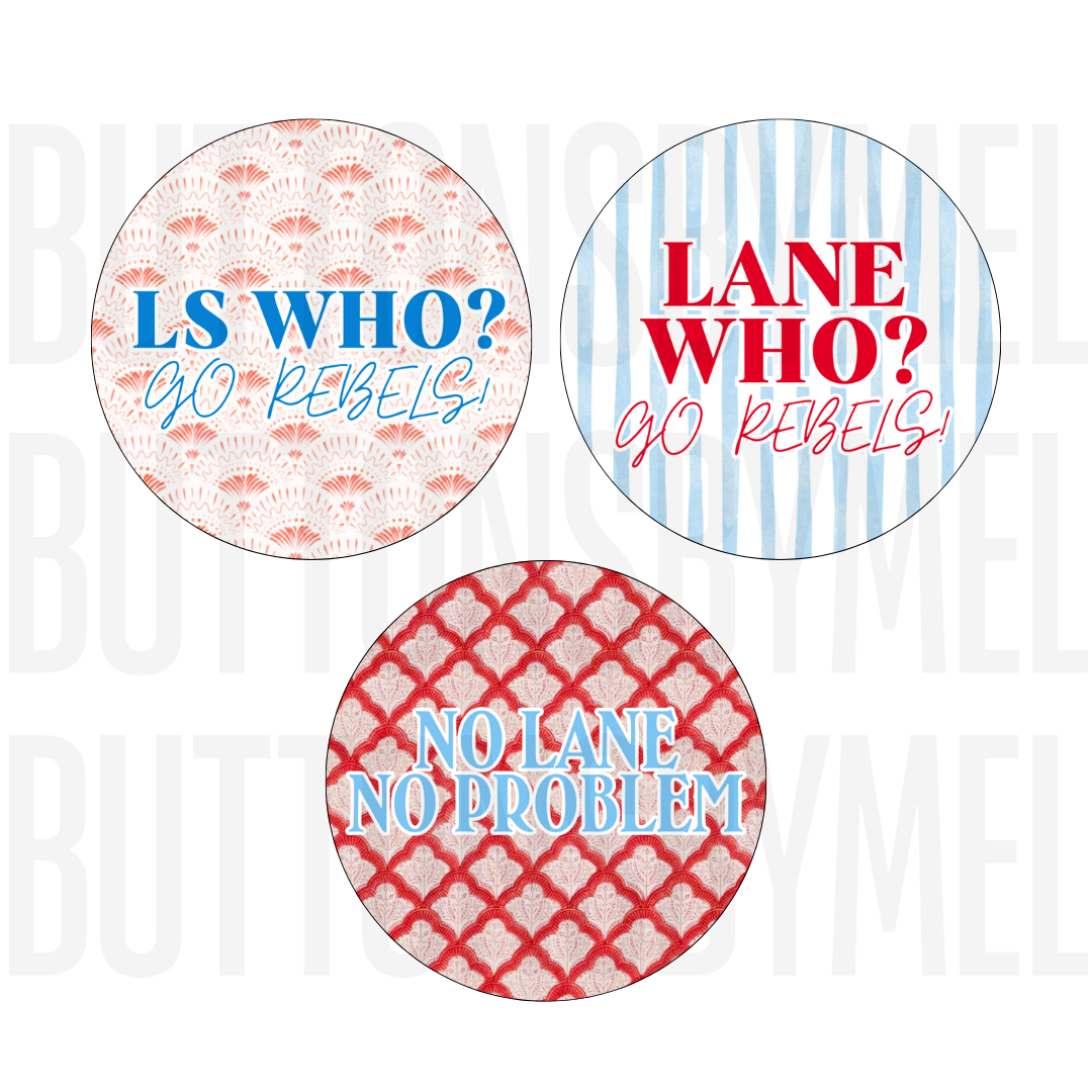 OLE MISS vs LSU Gameday Buttons