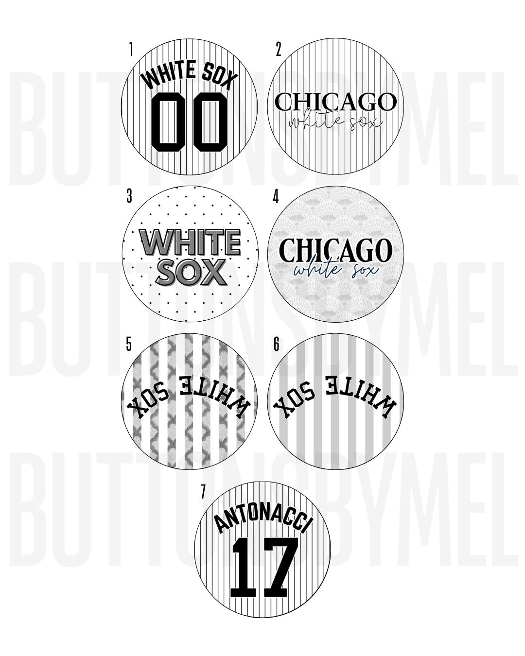 Chicago White Sox Buttons