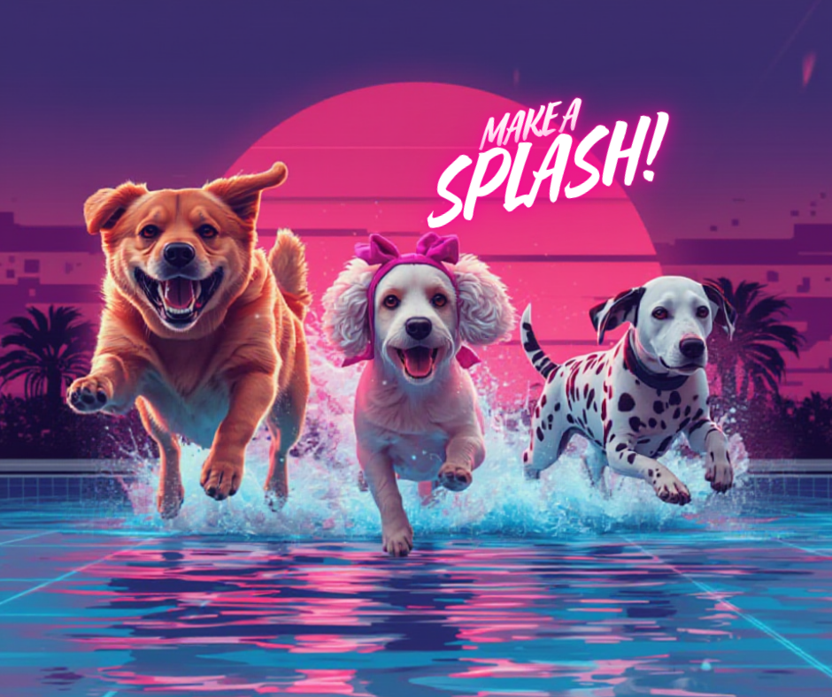 NADD Dock Diving 80's Splash Dance