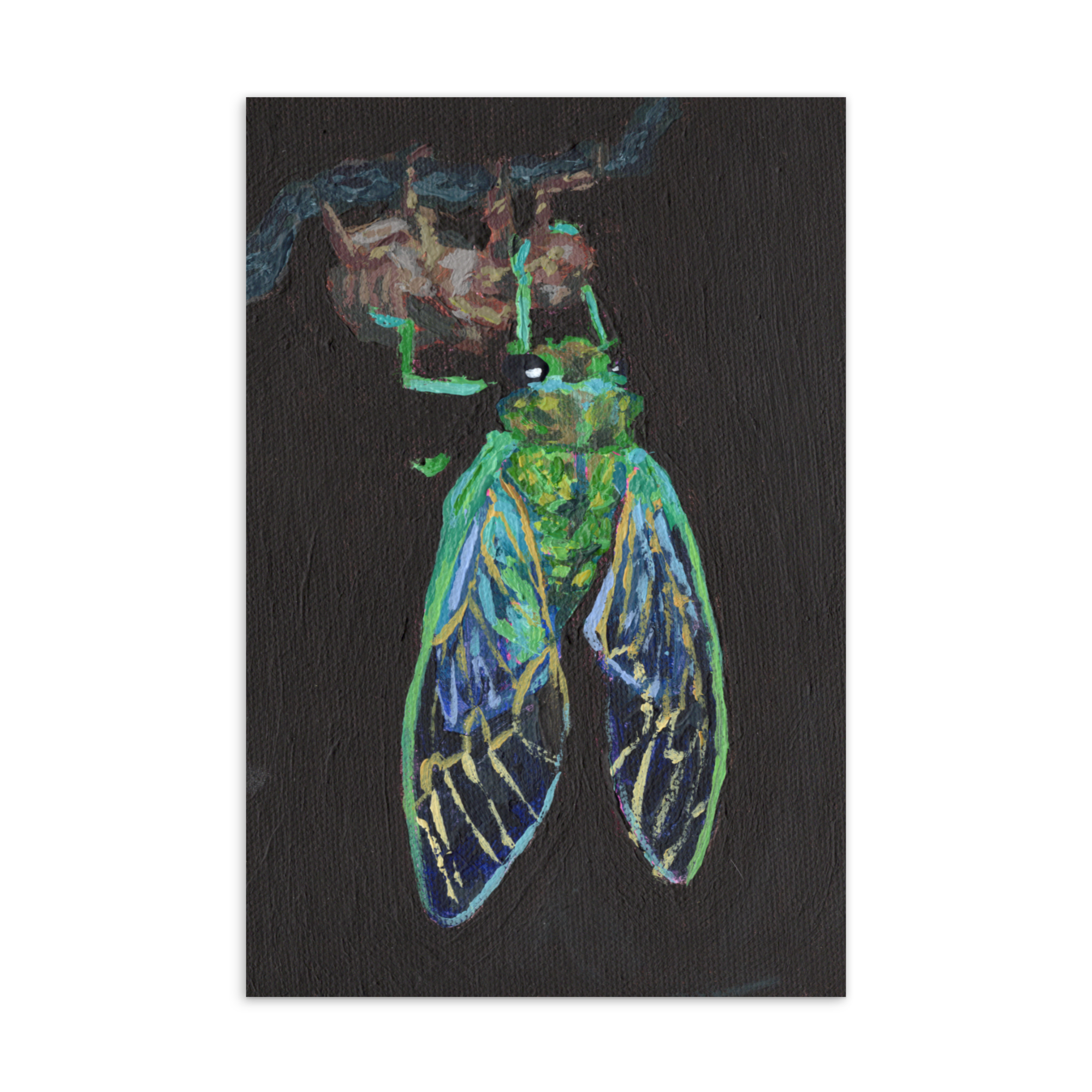 "Transforming Cicada" Mini Print