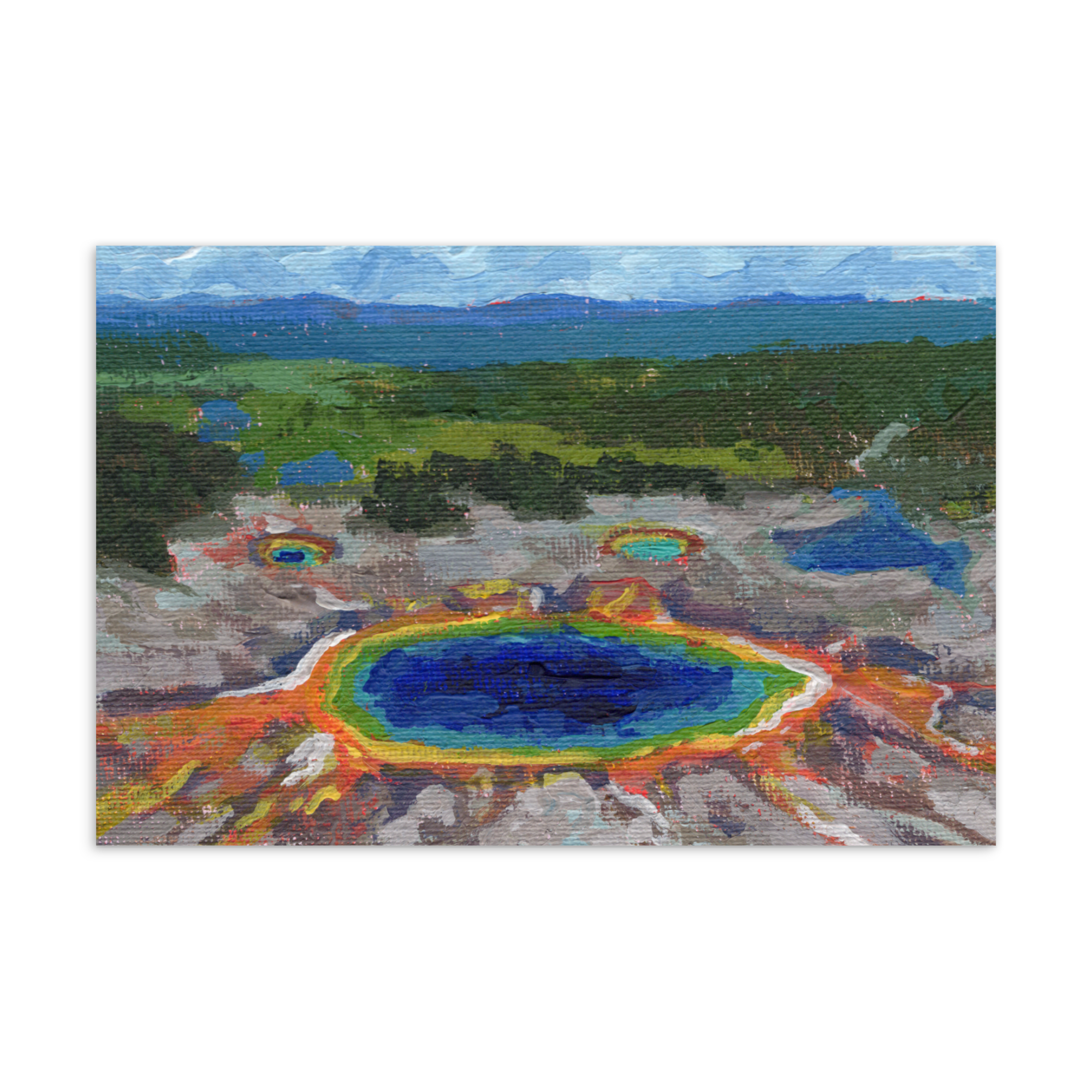 "Grand Prismatic, Yellowstone" Mini Print