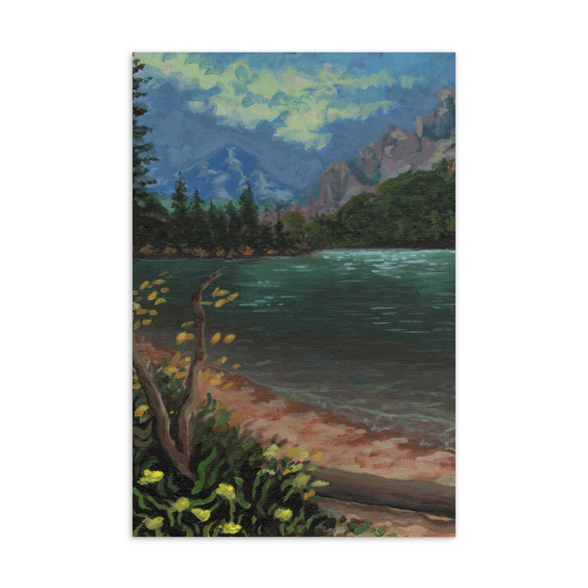 "String Lake, Grand Teton" Mini Print