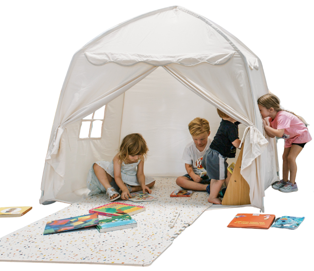 Kids playing at Zoomies Play Cafe sensory birthday party experience