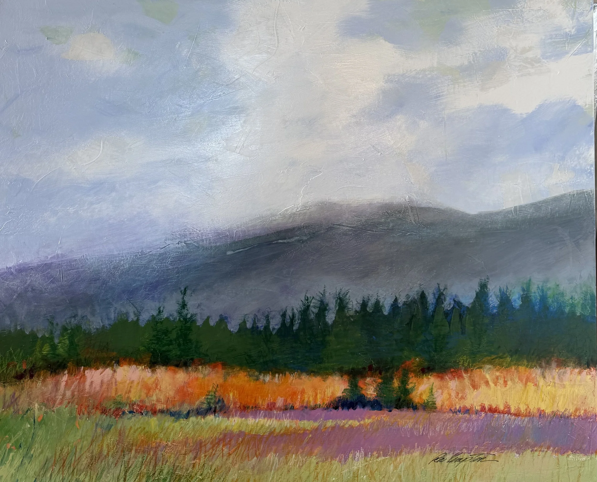 FALL FEST 48x60; acrylic on canvas