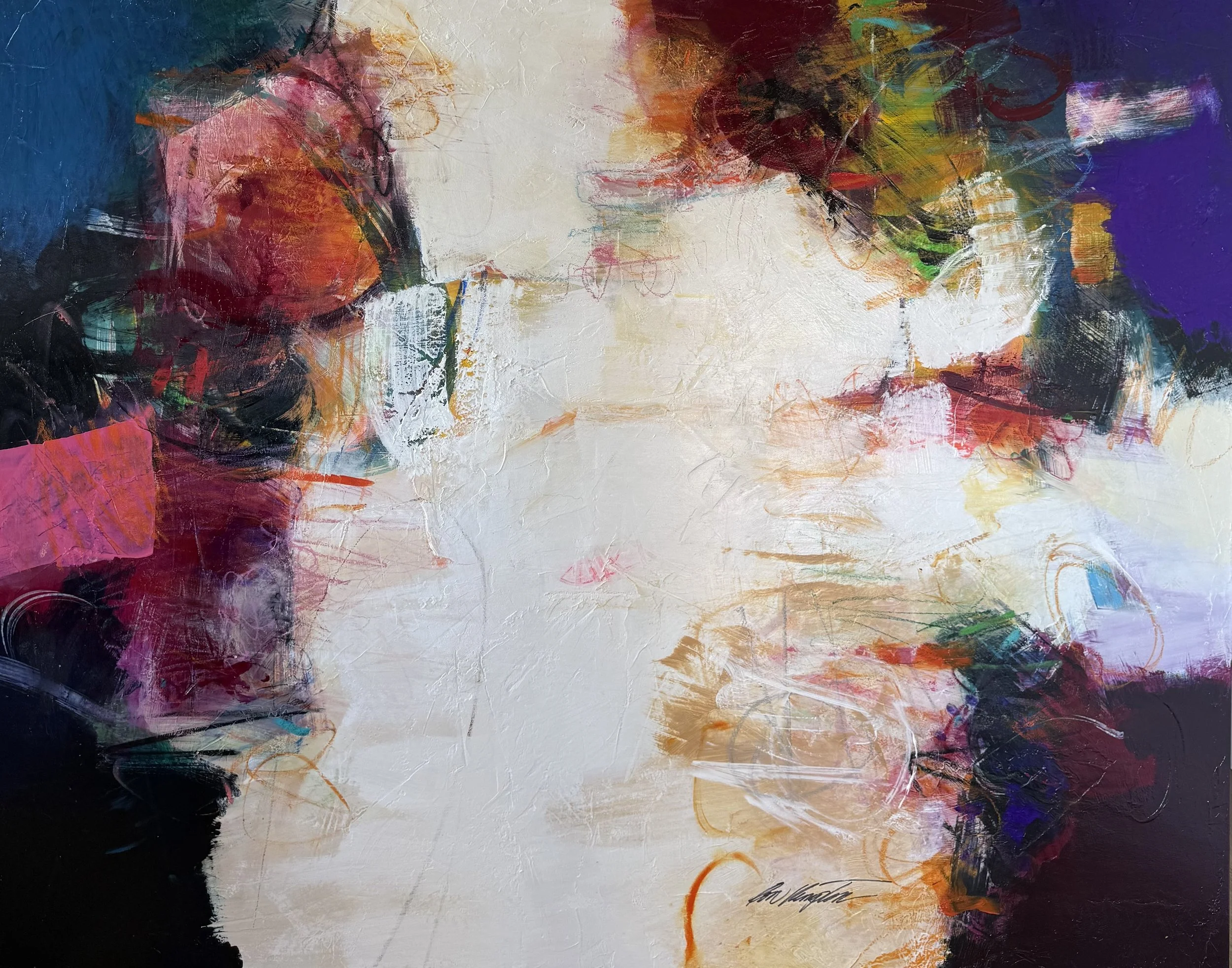 COZUMEL 48x60; acrylic on canvas