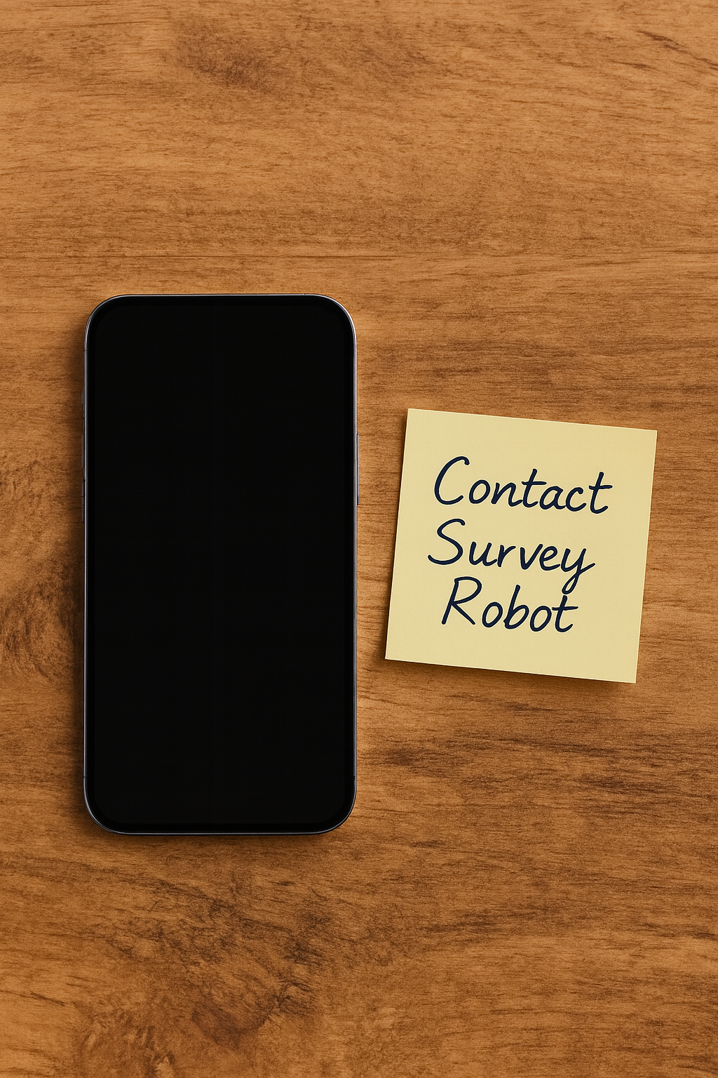 Contact Survey Robot for consumer surveys about technology products and services