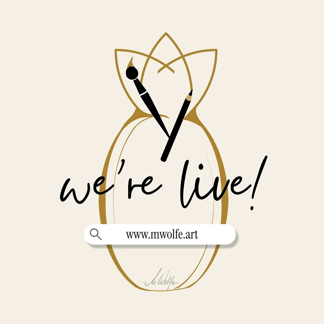 Welcome to www.mwolfe.art 🩷 @sunandseedstudio made it a reality with their amazing skills and understanding of the vision - I am so grateful!! 

Stop by, check it out, let me know what you think! Love to all,
@mwolfe.art