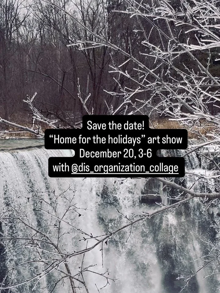 Join us for the holiday season celebration on December 20 at Pineapple Art Studio! Meet an exciting new artist @dis_organization_collage, enjoy winter treats, and maybe even buy some holiday gifts! 🎁 ☃️ @mwolfe.art 

#pineappleartstudio #celebration