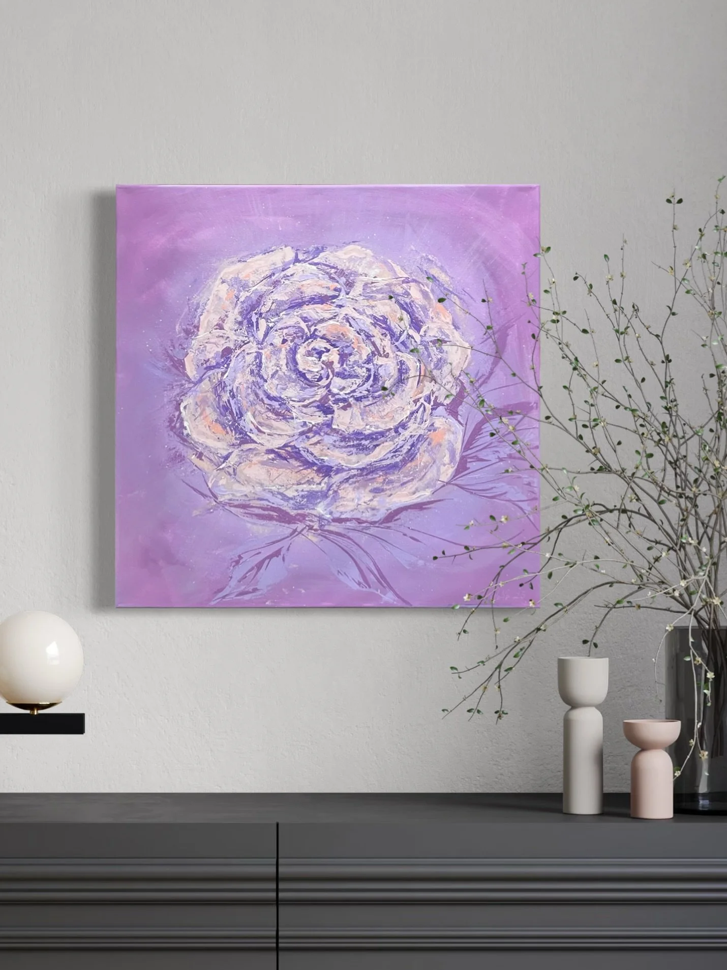 &ldquo;Fairy dust&rdquo; acrylic on canvas, 20x20, available 🧚 💜
Thank you, @artistry.nina @tatsbynina, for the perfect name 💖 @mwolfe.art 

#acrylicpainting #abstractbotanical #artforsale #artforyourhome #pineappleartstudio