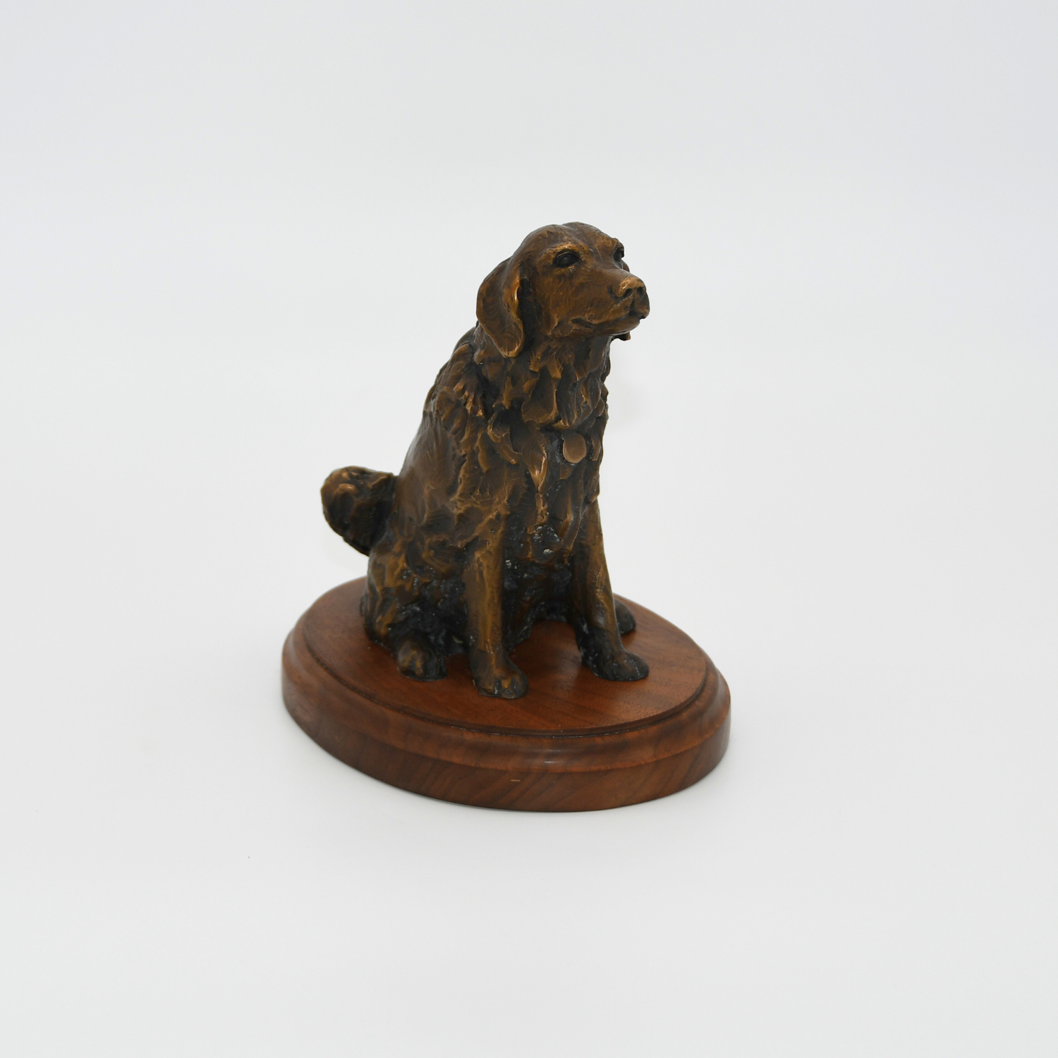 Chubby Latte - Bronze Dog Sculpture by George Lundeen