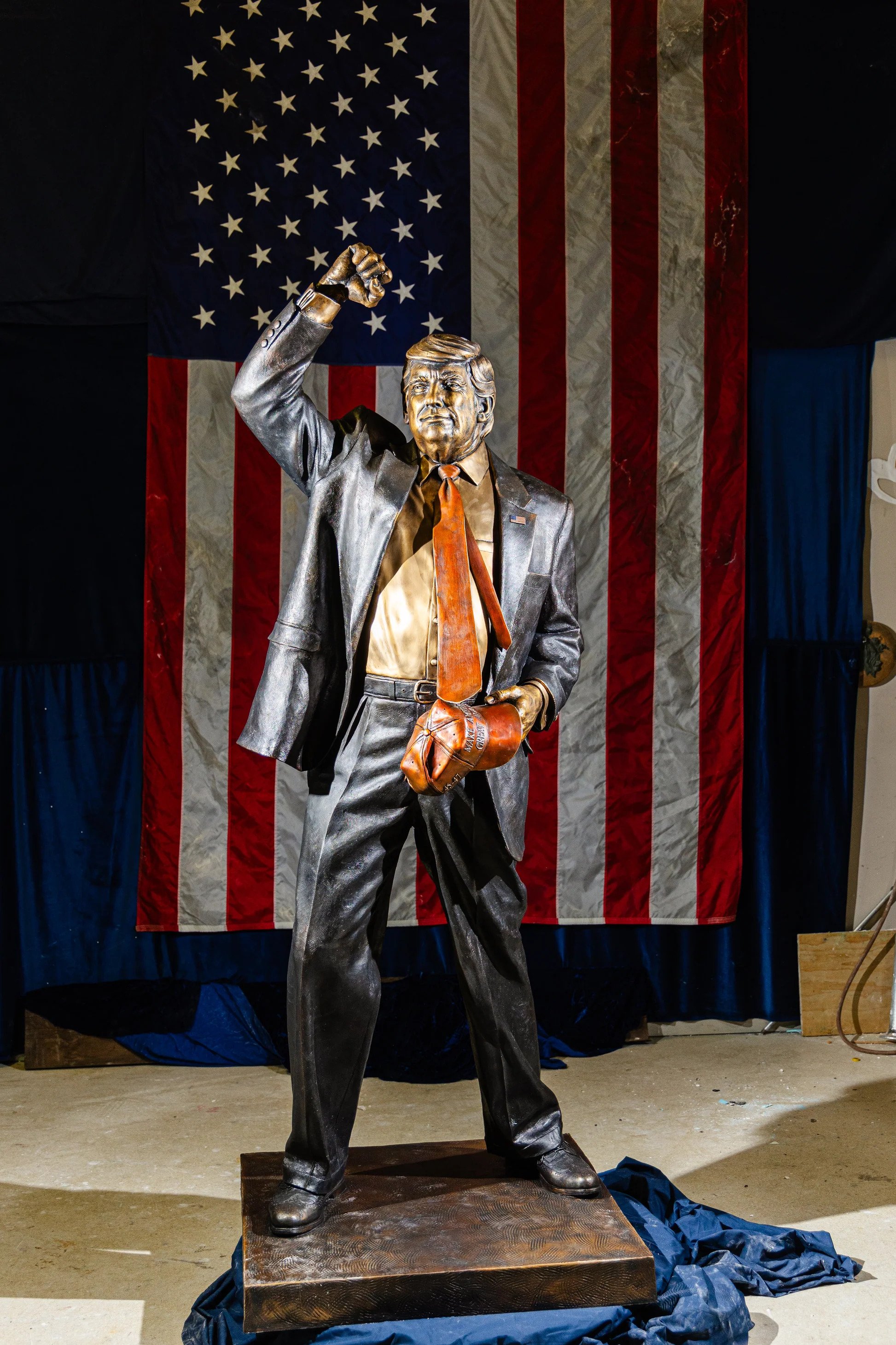 "Defiance, Donald Trump" by George Lundeen, Mark Lundeen, and Joey Bainer