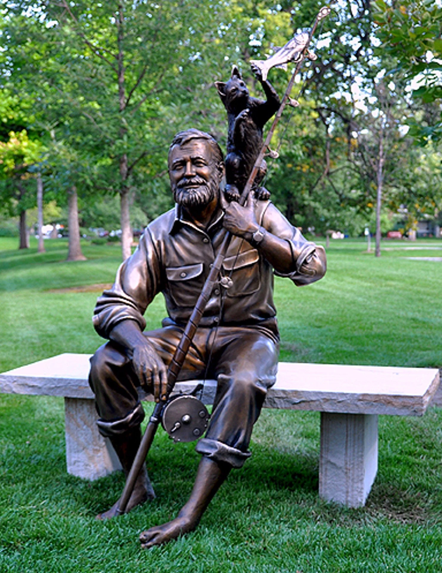 "The Old Man and the Cat" by George Lundeen