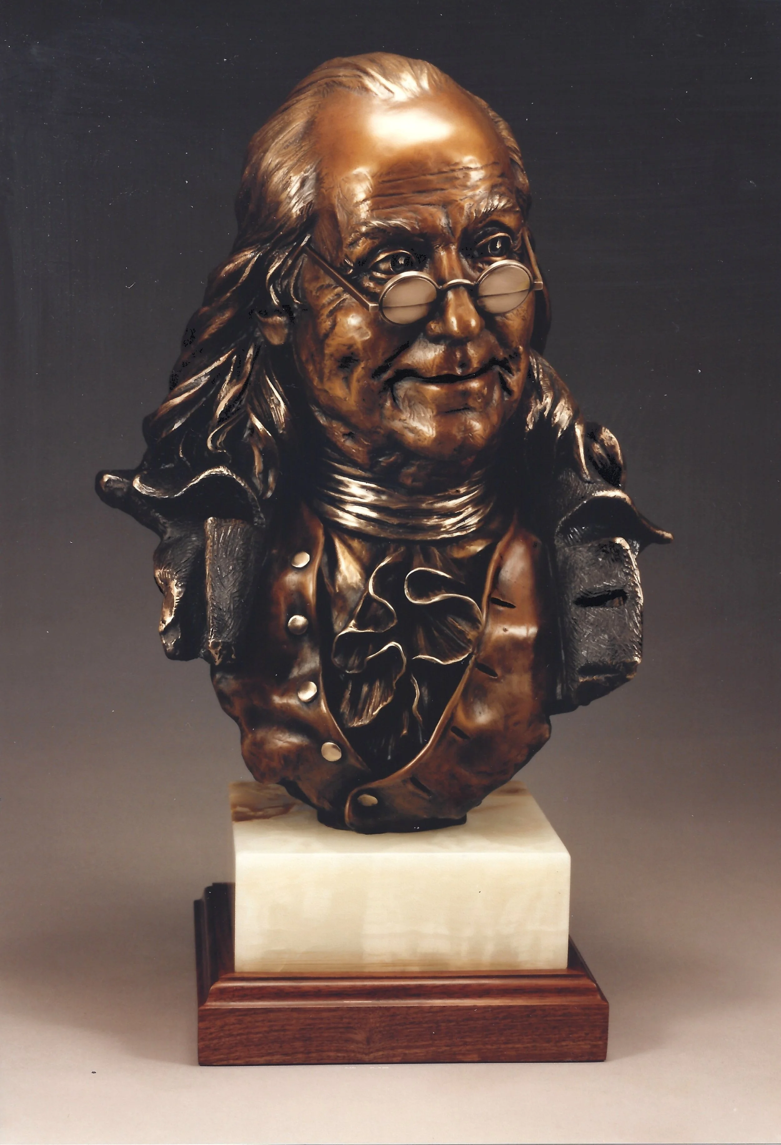 "Benjamin Franklin Bust" by George Lundeen