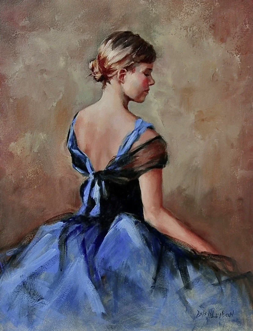 "Blue Tulle" by Bets Holland Lundeen