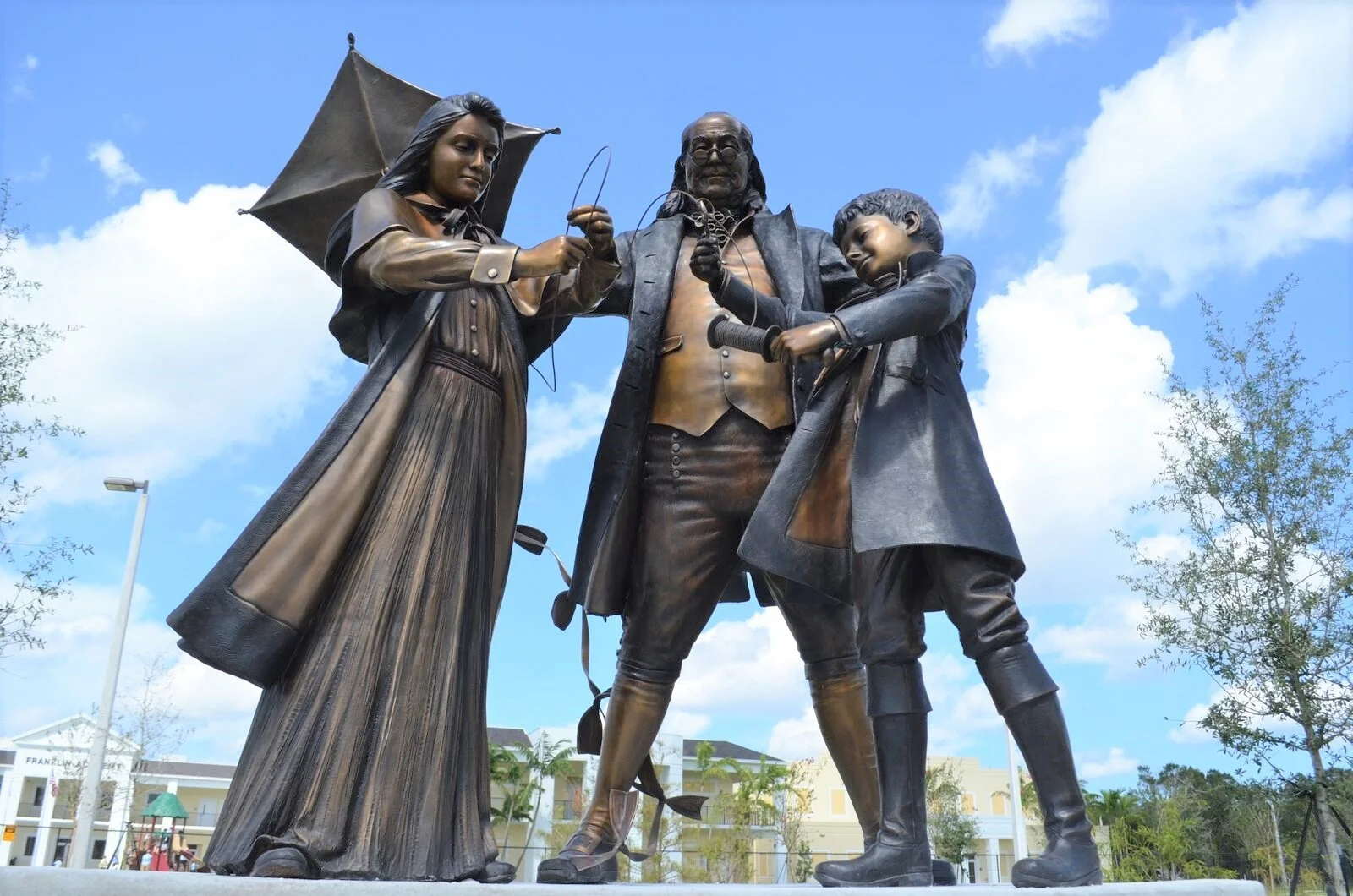 "Benjamin Franklin's Test Flight" by George Lundeen